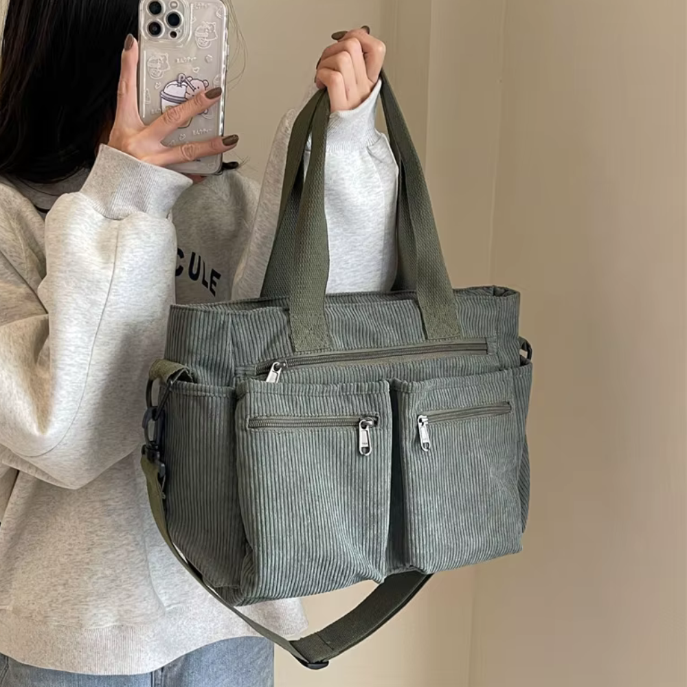 Zipper Tote Bag